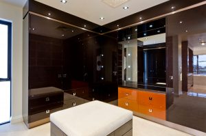 2 pac wardrobe with doors, drawers and central cabinet