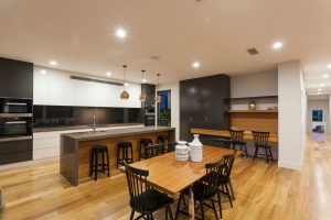 Grey benchtops modern kitchen