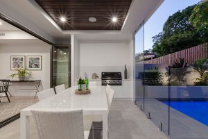 White Alfresco cabinet with Barbecue