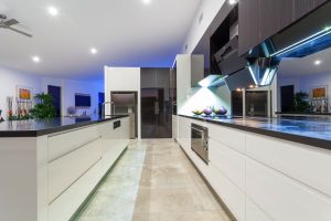 Modern rangehood in big kitchen Gold Coast