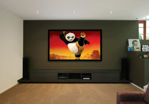 Modern TV cabinet timber finish Gold Coast