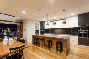 Timber Flooring and modern kitchen Gold Coast