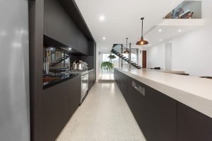 Ultra Modern Kitchen with integrated dishwasher