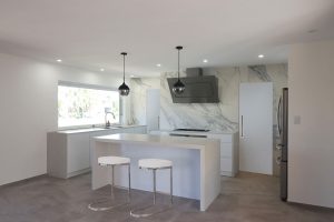 white modern kitchen installed in Mermaid Water - Gold Coast