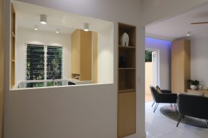 Niche cabinets in modern granny flat Gold Coast